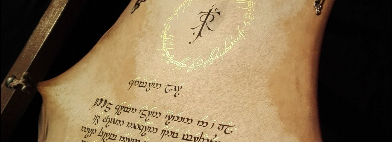 poesia anello tengwar