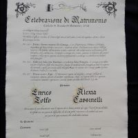 certificato di matrimonio