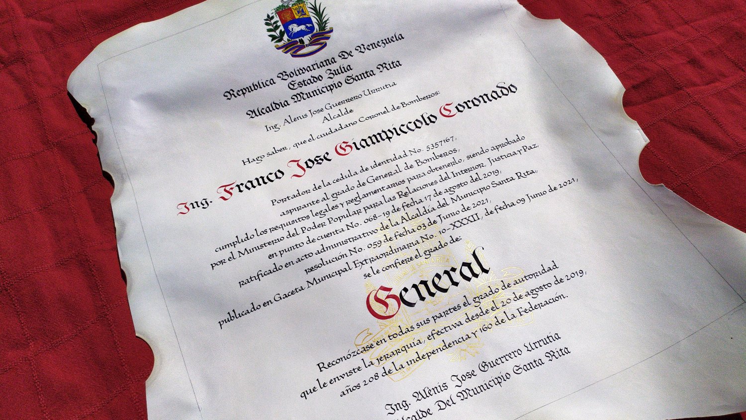 diploma da generale