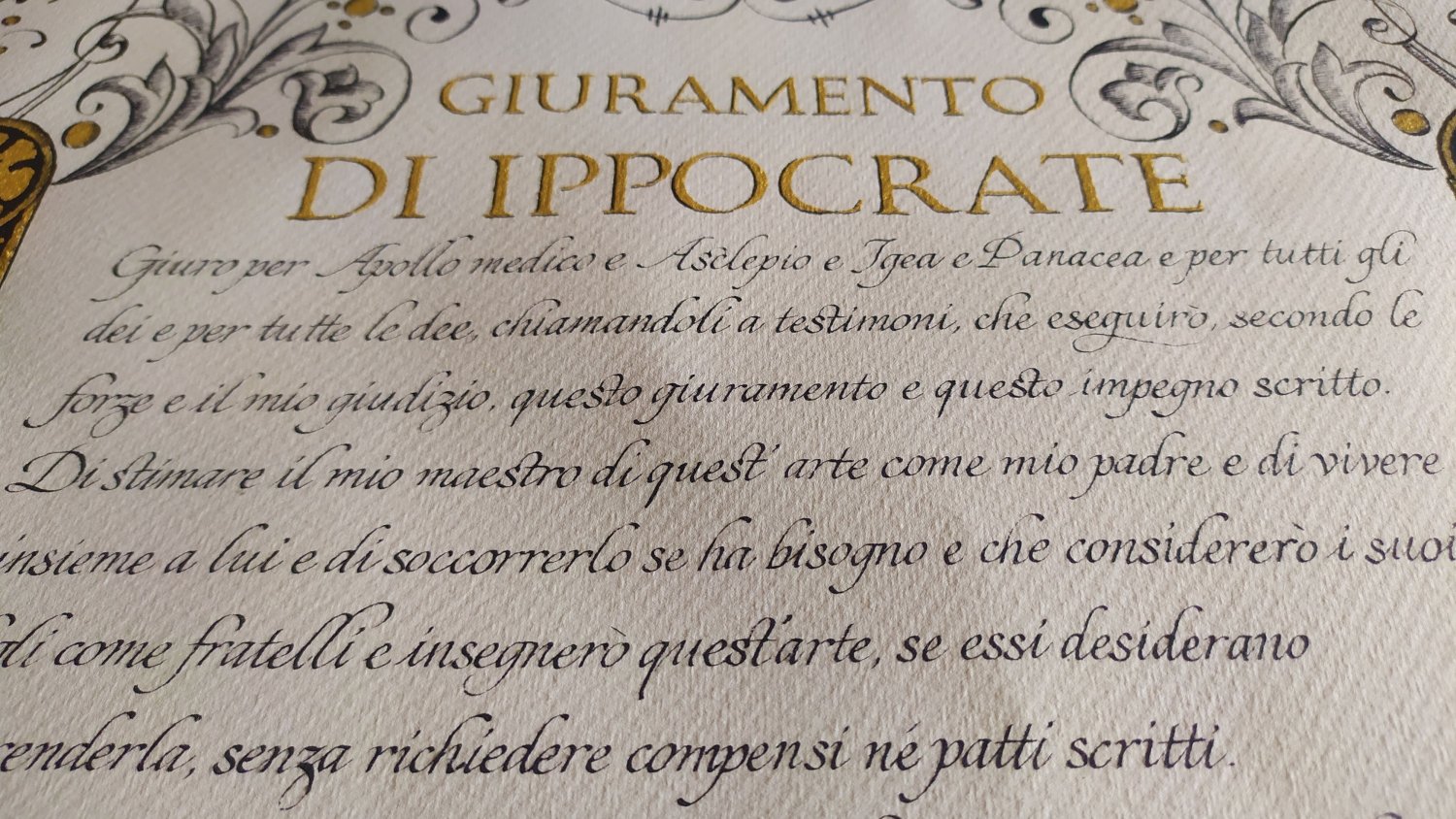 giuramento ippocrate