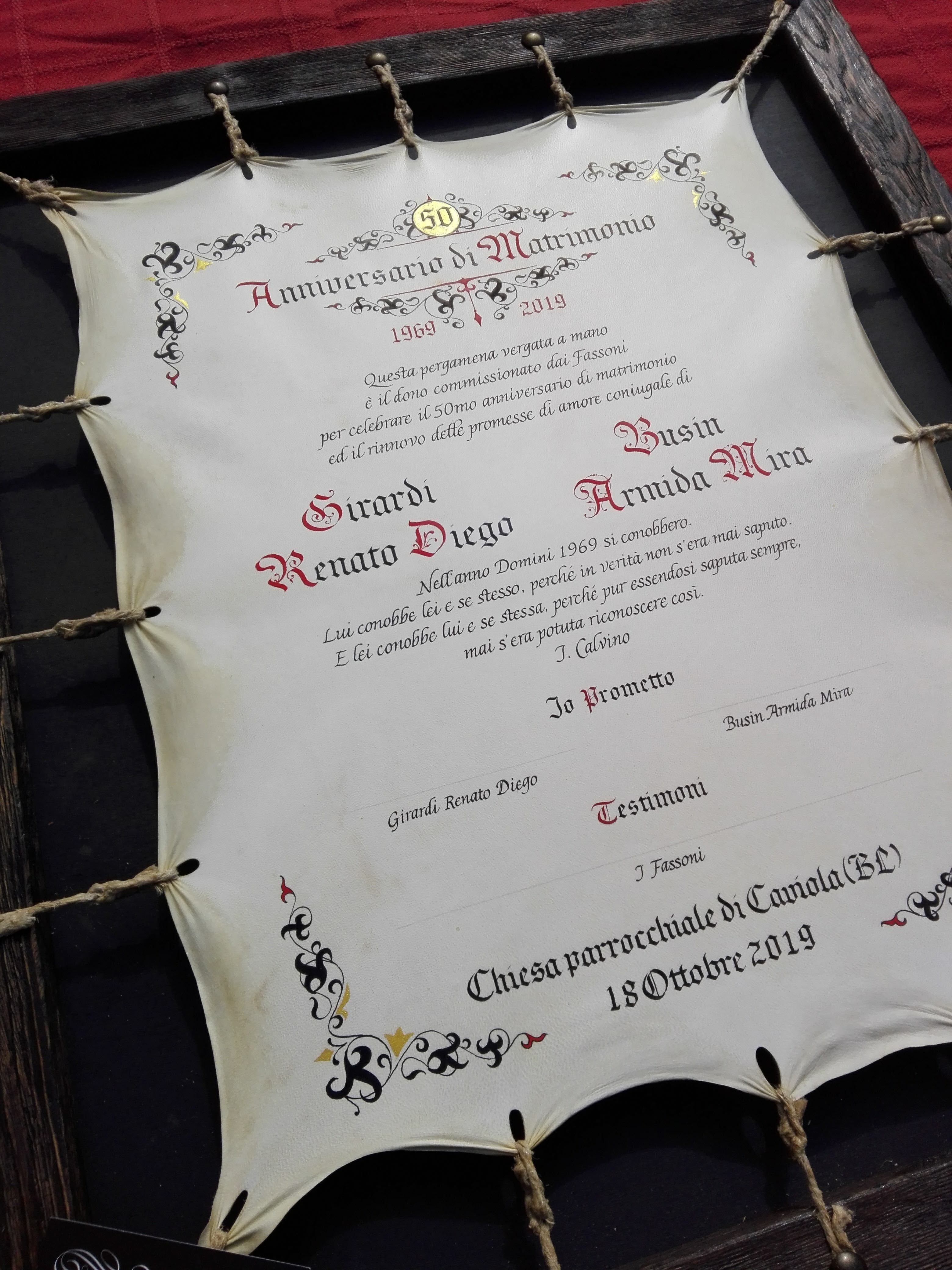 Anniversario Di Matrimonio Scrittoamano