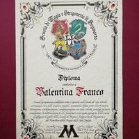 Diploma di Hogwarts Dlx